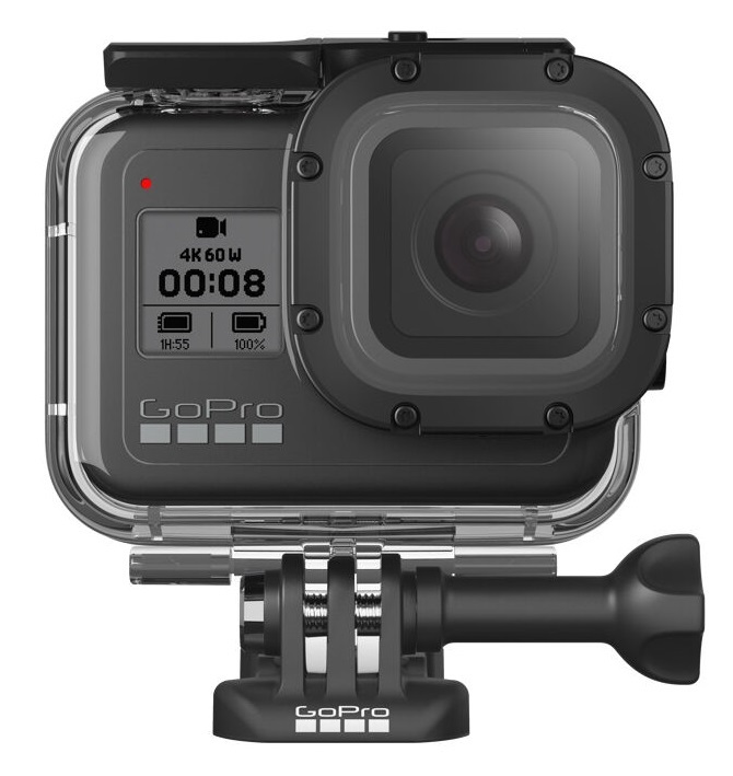 GoPro Custodia Protettiva AJDIV-001 per Hero8 Black - Accessorio Ufficiale, Trasparente, Impermeabile fino a 60 m