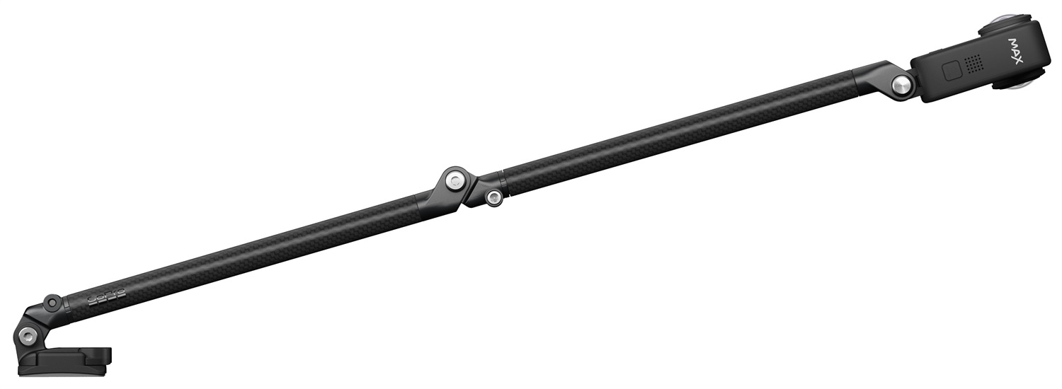 GoPro Asta AEXTM-001 con Supporti Adesivi - Estensione Pieghevole in Fibra di Carbonio, Lunghezza 25,4-53,3 cm