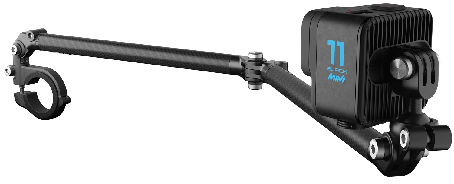 GoPro Asta Supporto Boom Bar Mount AEXTM-011 - Estensione 25,4-53,3 cm, Fibra di Carbonio, Compatibile con Tutti i Modelli GoPro