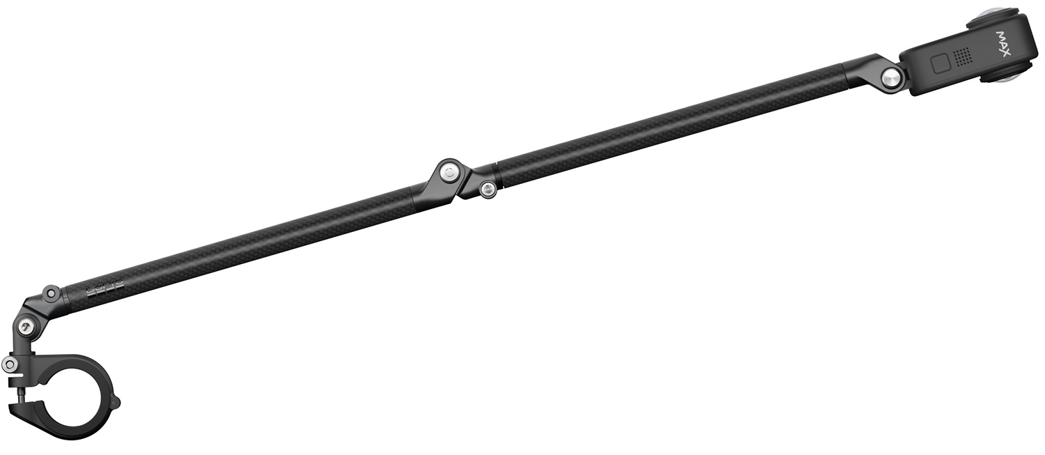 GoPro Asta Supporto Boom Bar Mount AEXTM-011 - Estensione 25,4-53,3 cm, Fibra di Carbonio, Compatibile con Tutti i Modelli GoPro