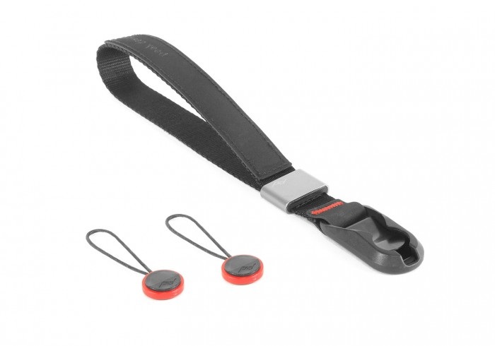 Peak Design CF-BL-3 Cinturino da Polso per Fotocamera in Alluminio e Nylon Nero - Attacco Rapido e Regolabile