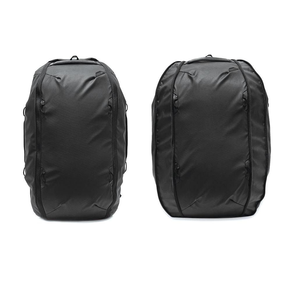 Peak Design Travel Duffelpack 65L Nero - Borsone da Viaggio con Porta Carte d'Identità e Spallacci Ergonomici