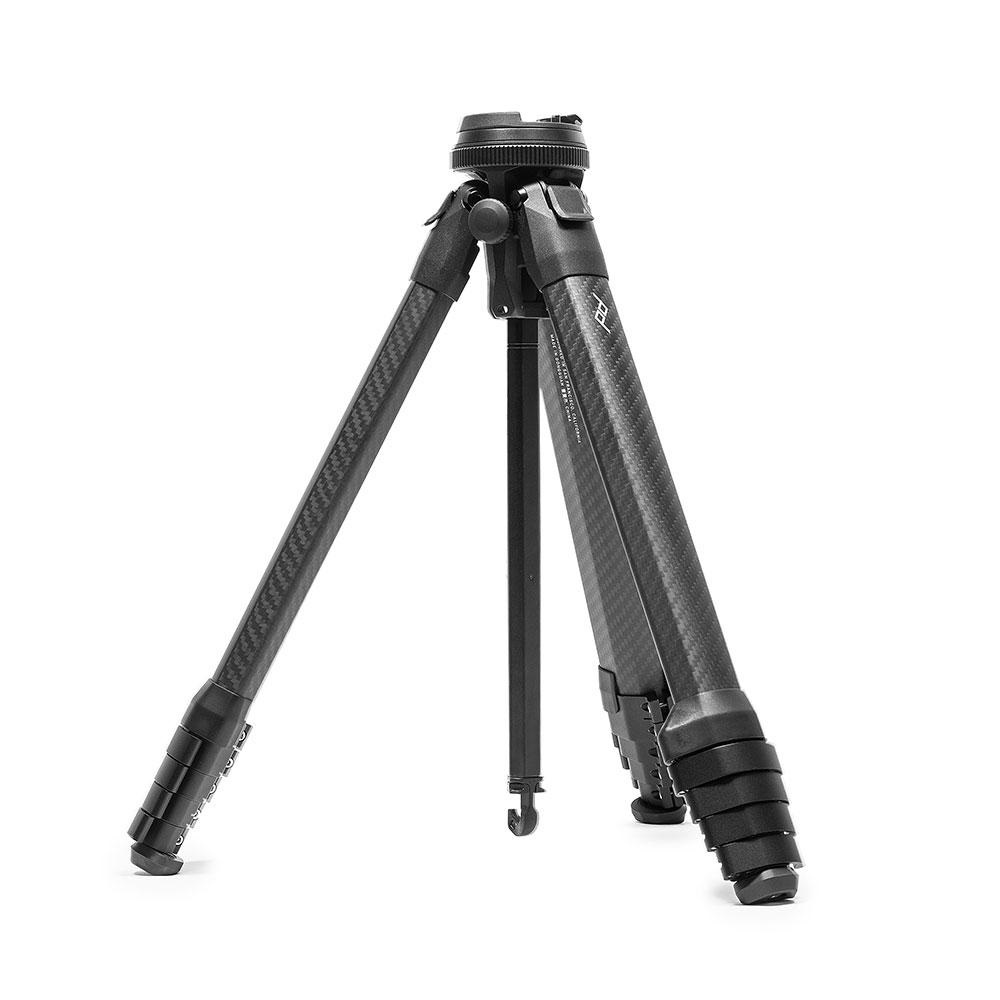 Peak Design Travel Tripod Carbon - Treppiede in Fibra di Carbonio Ultra Leggero e Compatto per Fotocamere Digitali e Film