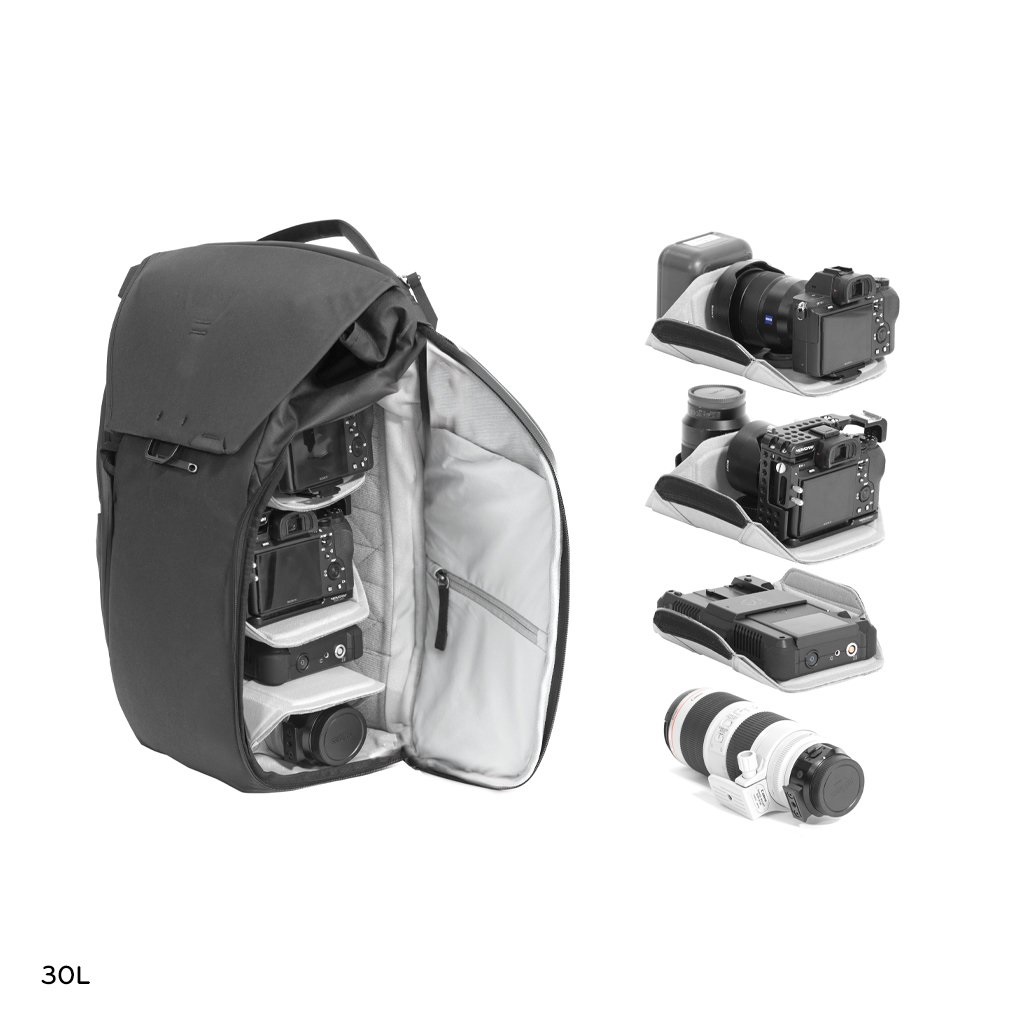 Peak Design Everyday Backpack 20L V2 - Zaino Nero per Fotografi e Creatori di Contenuti