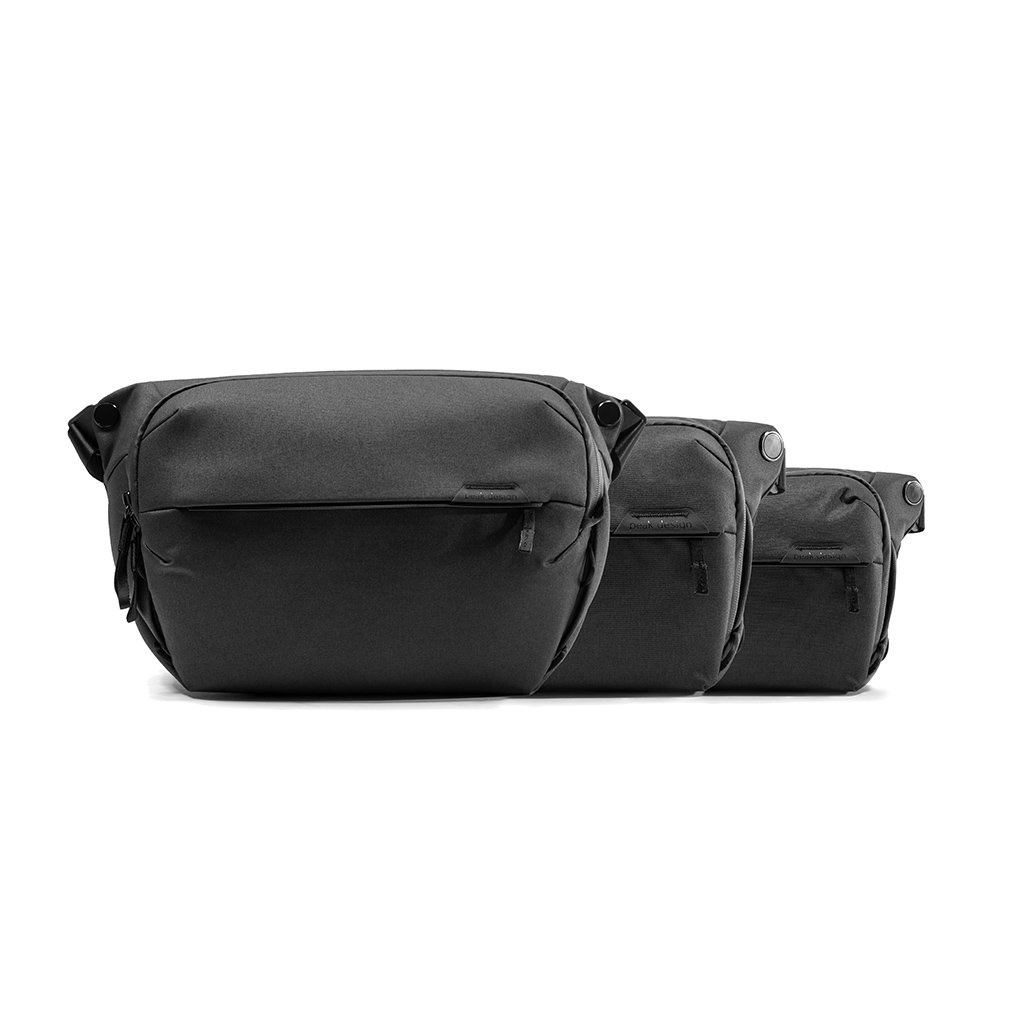 Peak Design Everyday Sling 10L v2 Borsa a Tracolla Nero - Imbottita e Antiscivolo
