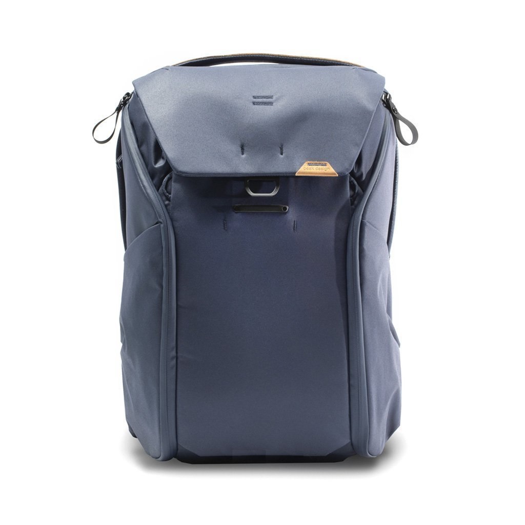 Peak Design Everyday Backpack 30L v2 - Blu notte, Nylon, Accesso laterale e superiore, Custodia per laptop