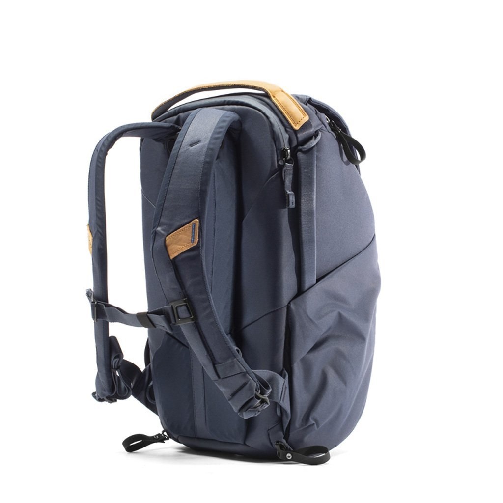 Peak Design Everyday Backpack 30L v2 - Blu notte, Nylon, Accesso laterale e superiore, Custodia per laptop