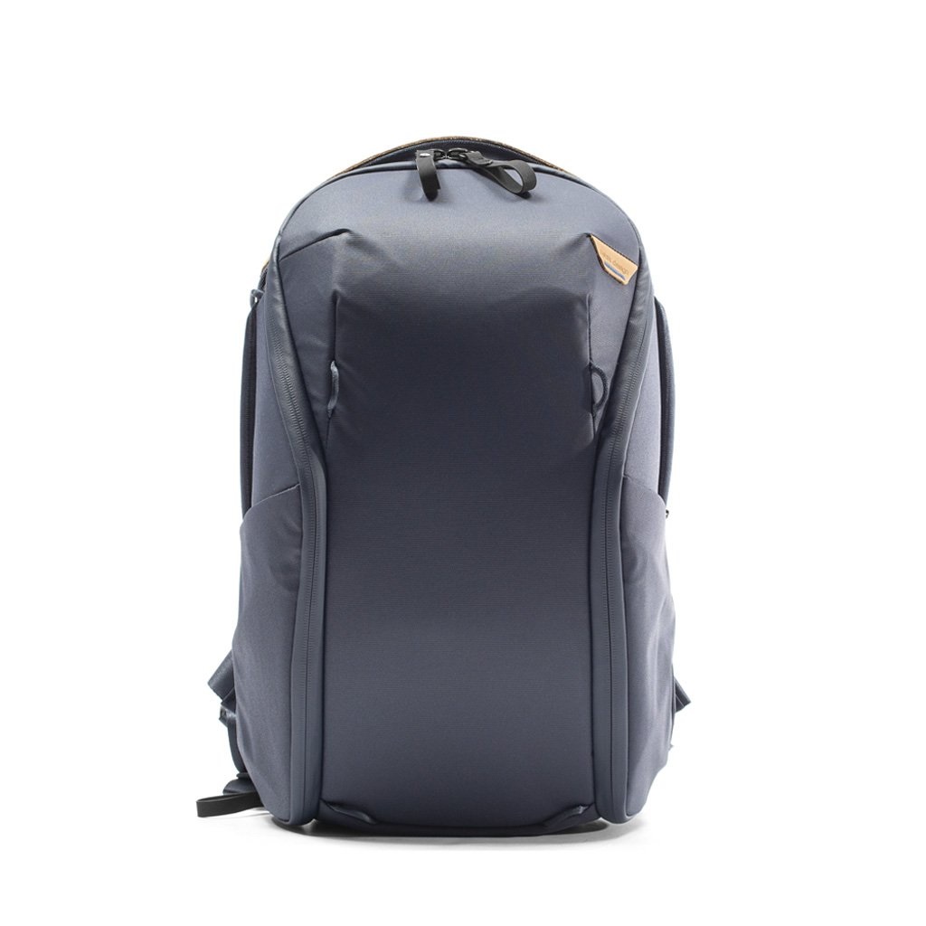 Peak Design Everyday Backpack Zip v2 15L - Blu Marino (Midnight) in Nylon e Poliuretano, Zaino Versatile per Fotografi