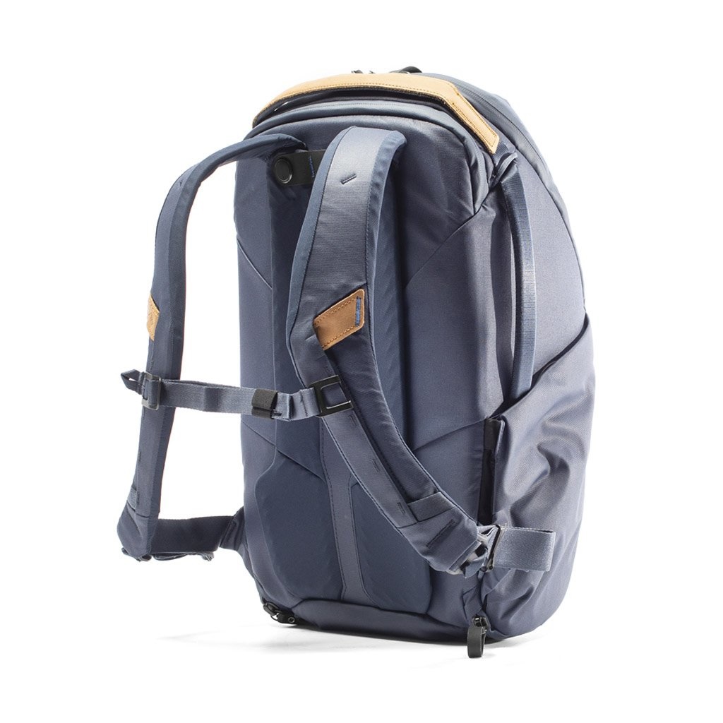 Peak Design Everyday Backpack Zip v2 15L - Blu Marino (Midnight) in Nylon e Poliuretano, Zaino Versatile per Fotografi
