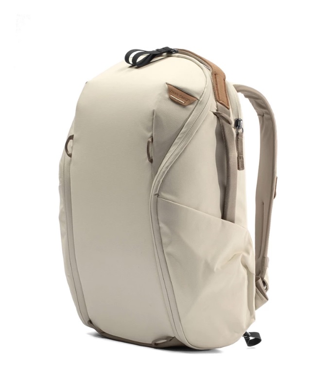 Peak Design Everyday Backpack Zip v2 15L Bone - Zaino Versatile in Poliuretano per Fotografi