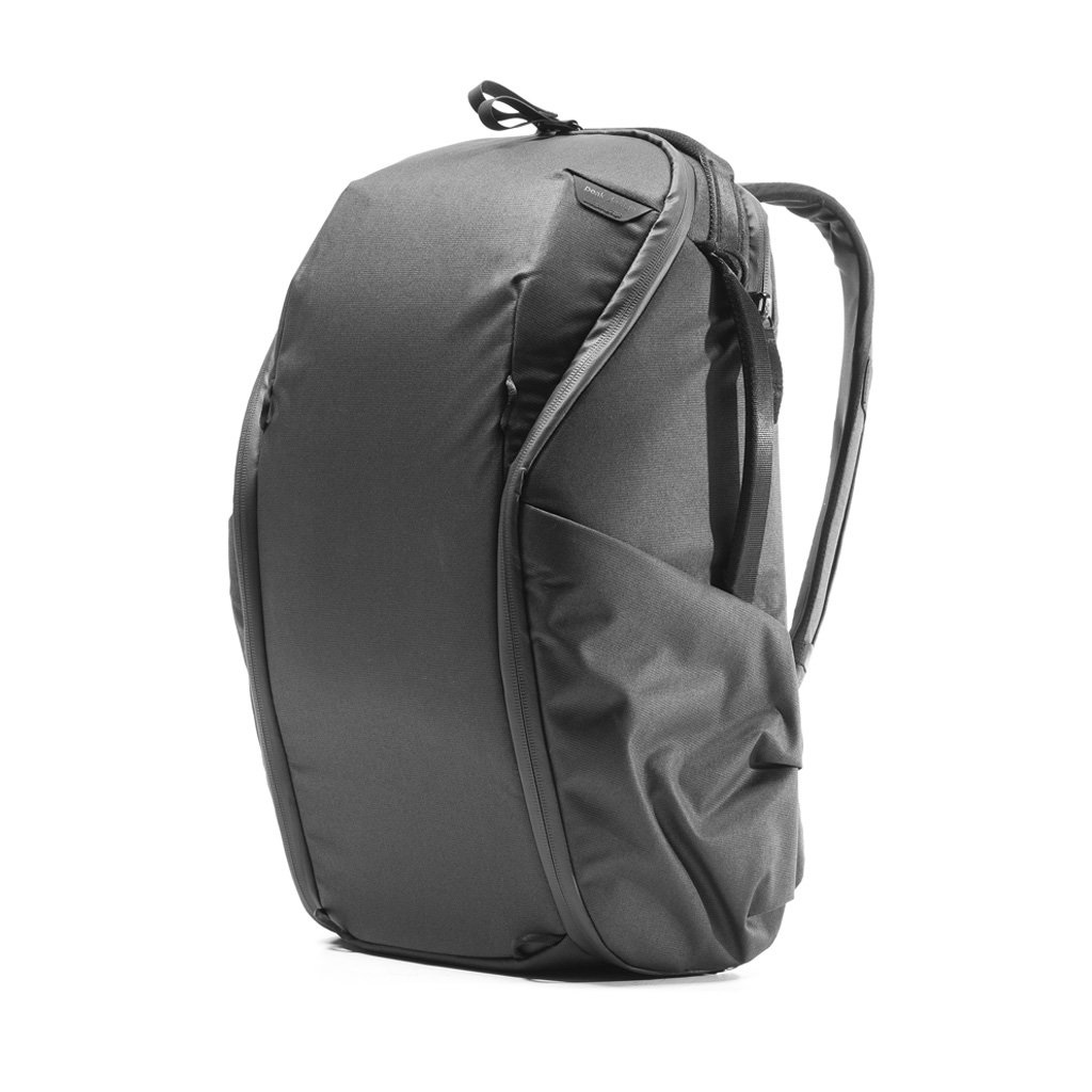 Peak Design Everyday Backpack 20L Zip v2 Nero - Zaino in Nylon e Poliuretano per Fotografi e Creatori di Contenuti