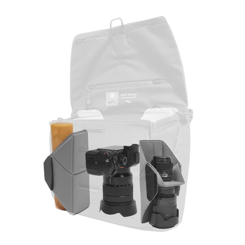 Peak Design Everyday Messenger 13L Borsa da spalla Nero v2 per Fotocamere