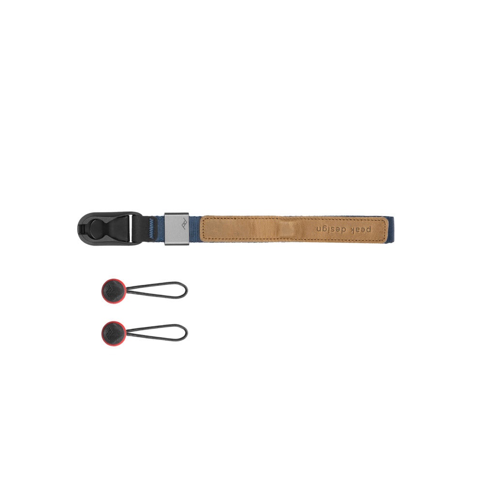 Peak Design Cuff Midnight - Cinghia da Polso per Fotocamera con Attacco e Sgancio Rapido, Elegante e Discreto
