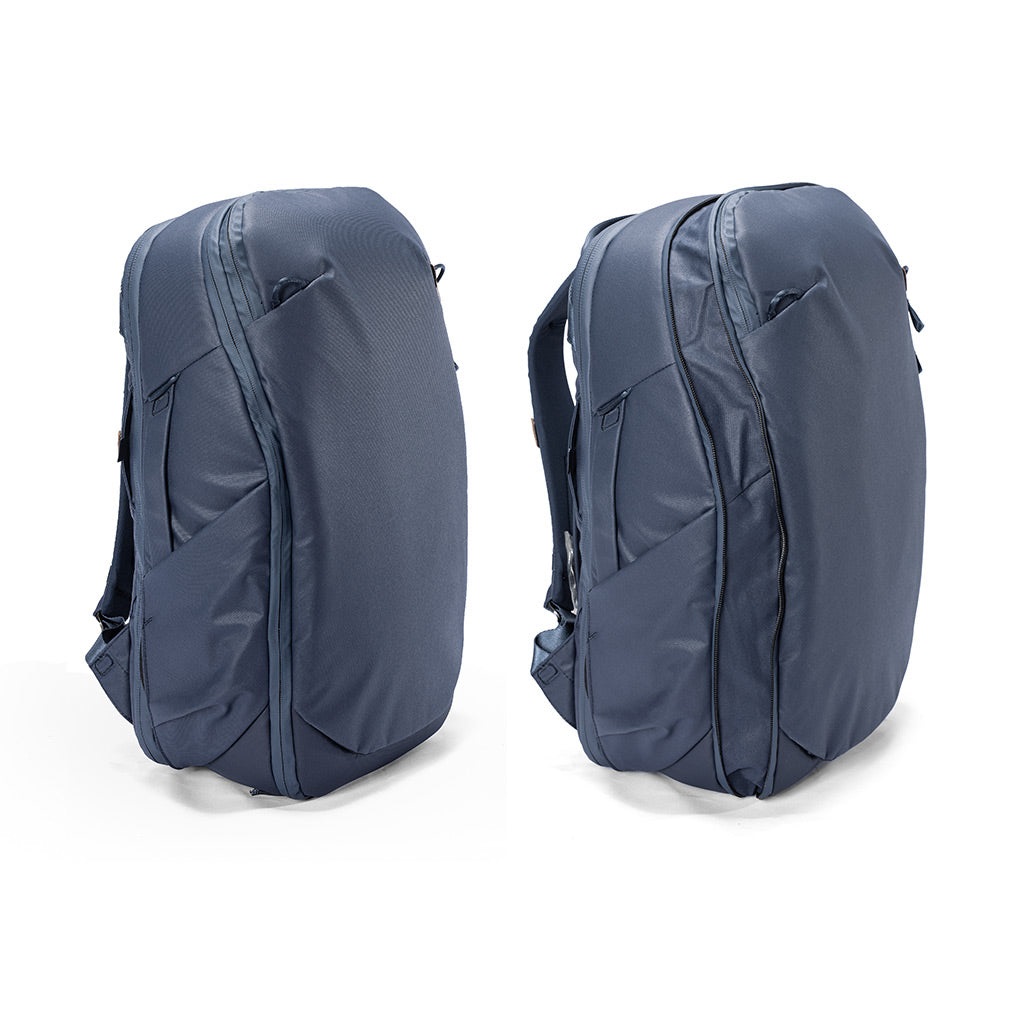 Peak Design Travel Backpack 30L - Zaino da Viaggio Blu Notte in Nylon, Robusto ed Espandibile