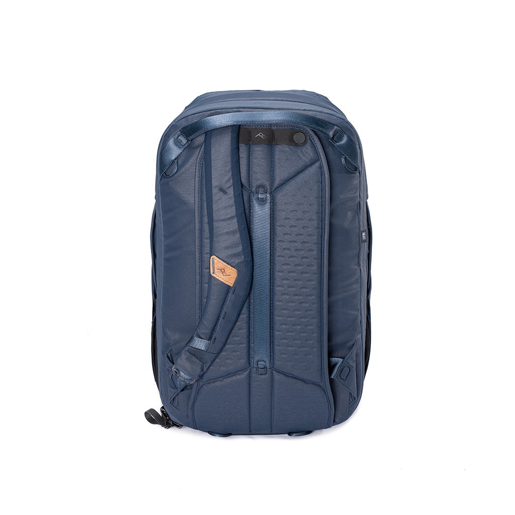 Peak Design Travel Backpack 30L - Zaino da Viaggio Blu Notte in Nylon, Robusto ed Espandibile