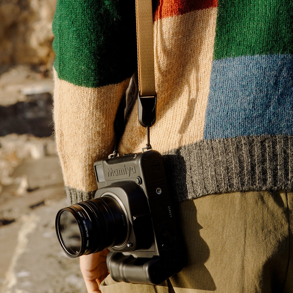 Peak Design Leash Tracolla Versatile in Nylon Coyote per Fotocamere System e Piccole DSLR