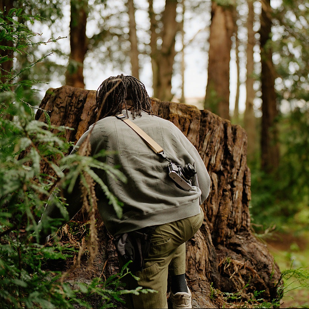 Peak Design Slide Lite Tracolla Coyote - Cinghia Regolabile in Nylon e Pelle per DSLR e Mirrorless