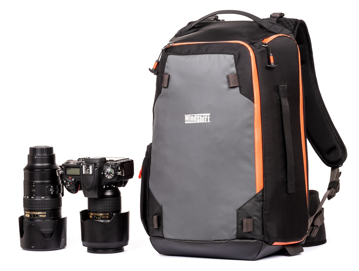 MindShift PhotoCross 15 Zaino Orange Ember - Capacità per Reflex e 5 Obiettivi, Compatto per Laptop 15