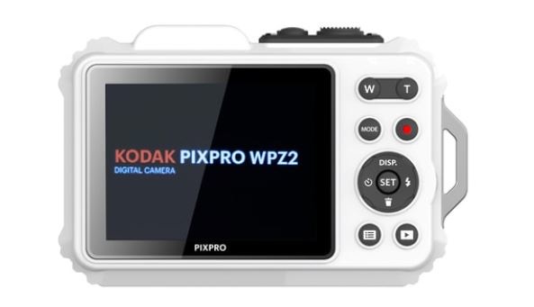 Kodak PIXPRO WPZ2 - Fotocamera Digitale Impermeabile 16.76 MP BSI CMOS, Zoom Ottico 4x, Antiurto, Full HD, Bianco