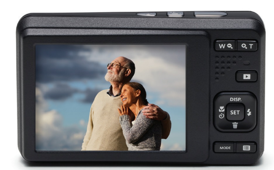 Kodak PIXPRO FZ55 Blu - Fotocamera Digitale Compatta 16 MP con Zoom 5x, Video HD e Batteria Ricaricabile