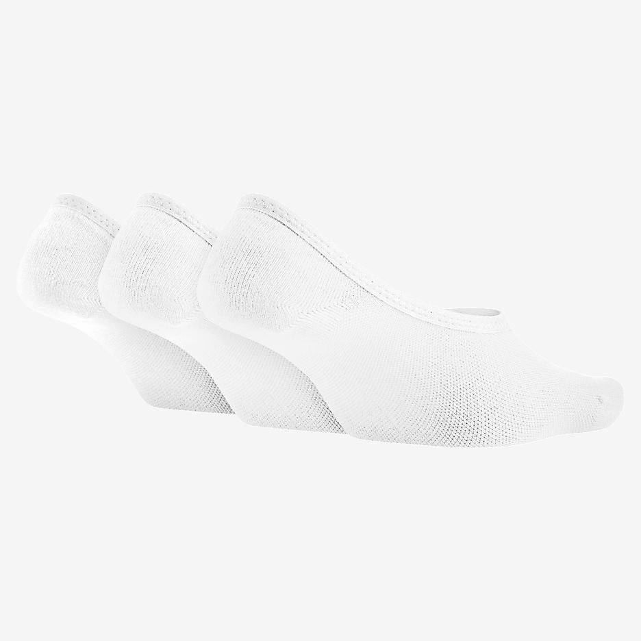 Nike Fantasmini Lightweight Femmina - 3 Paia, Bianco, Traspirabili e Confortevoli