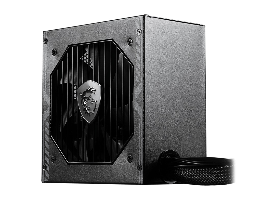 MSI MAG A650BN Alimentatore 650W ATX PSU 80 Plus Bronze, 12V Single-Rail, Ventola 120mm, Garanzia 5 Anni