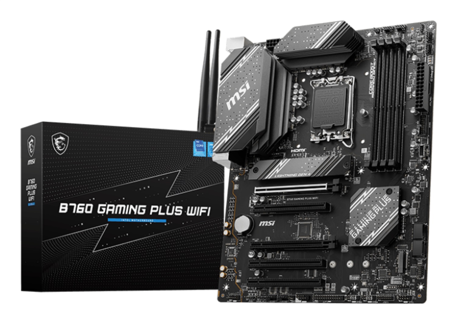 MSI B760 GAMING PLUS WIFI - Scheda madre ATX LGA1700 con supporto per 192GB DDR5