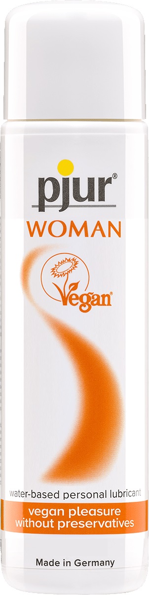 Pjur Woman Vegan - Lubrificante a Base d'Acqua 30 ml - 100% Vegano, Senza Parabeni e Adatto al pH Femminile