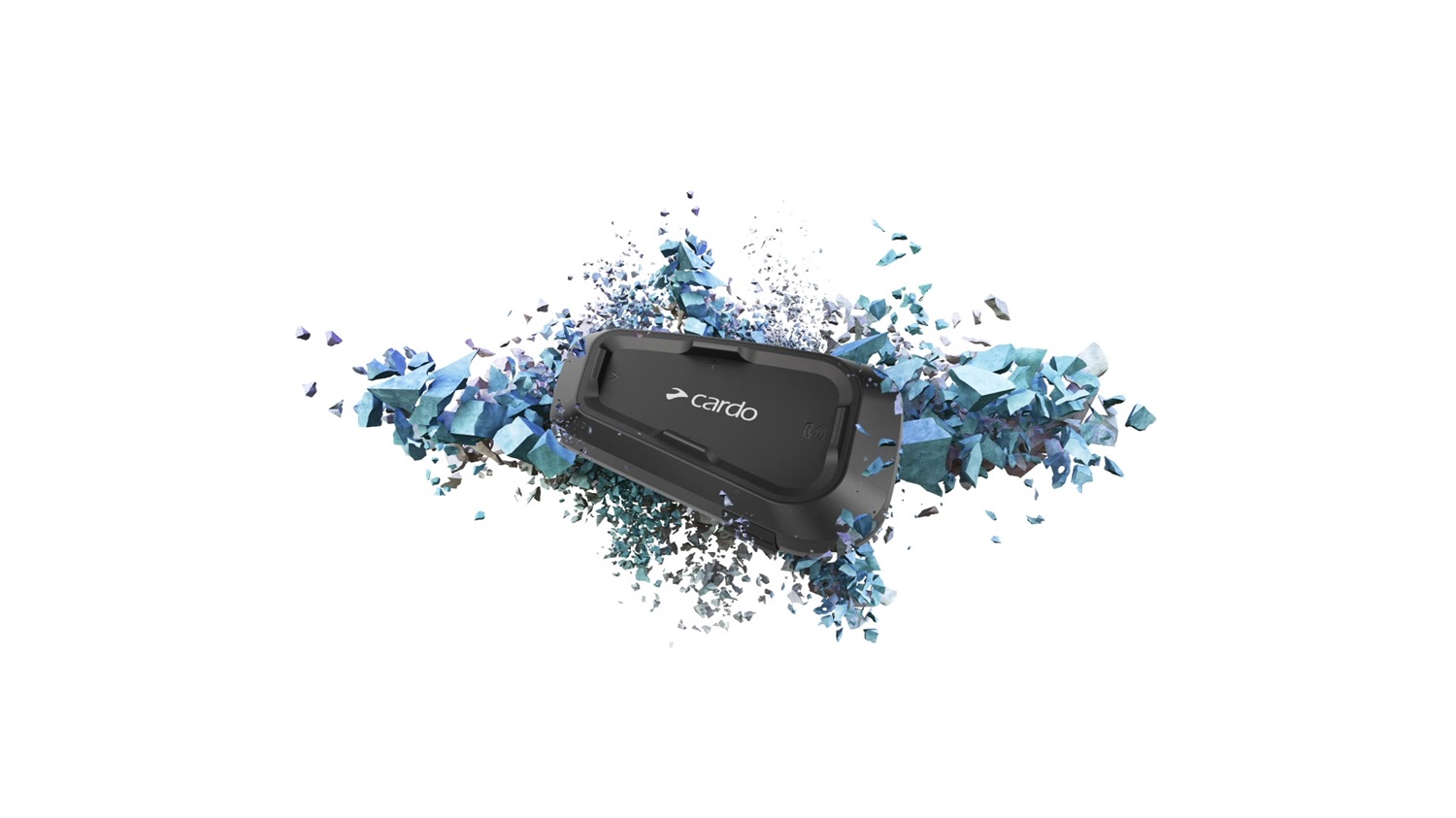 Cardo Spirit HD Interfono da Moto Bluetooth 5.2 Impermeabile 600 m - Set Doppio
