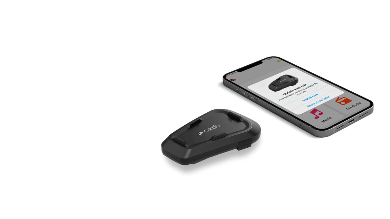 Cardo Spirit HD Interfono da Moto Bluetooth 5.2 Impermeabile 600 m - Set Doppio