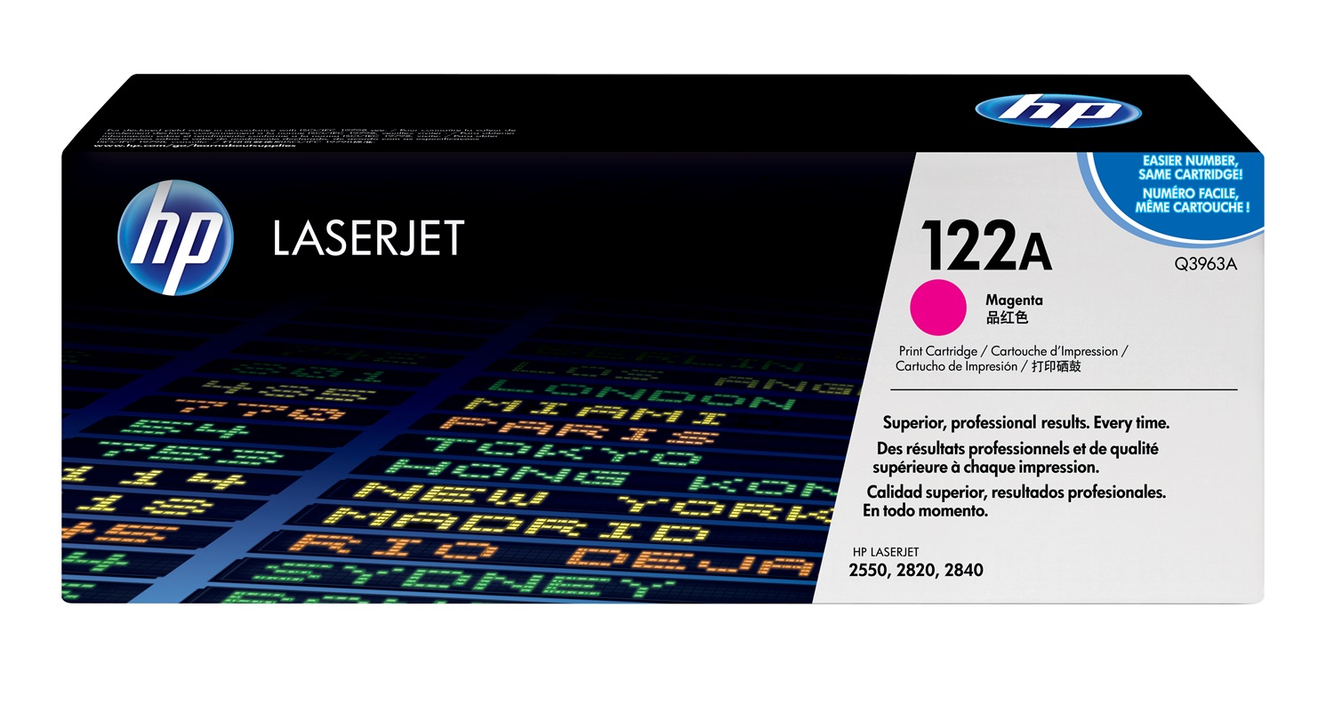 HP 122A Magenta Original LaserJet Toner Cartridge Q3963A - 4000 Pagine