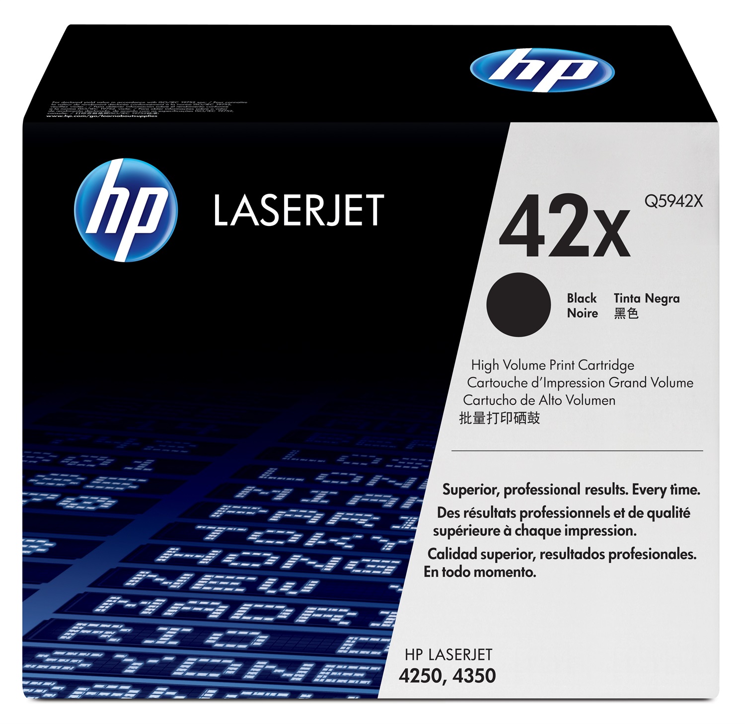 HP 42X Originale Nero Q5942X Cartuccia Toner - Fino a 20.000 Pagine per LaserJet 4250/4350