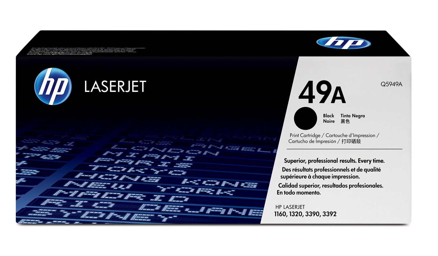 HP Toner originale Q5949A 49A Nero - 2.500 pagine per LaserJet 1160/1320