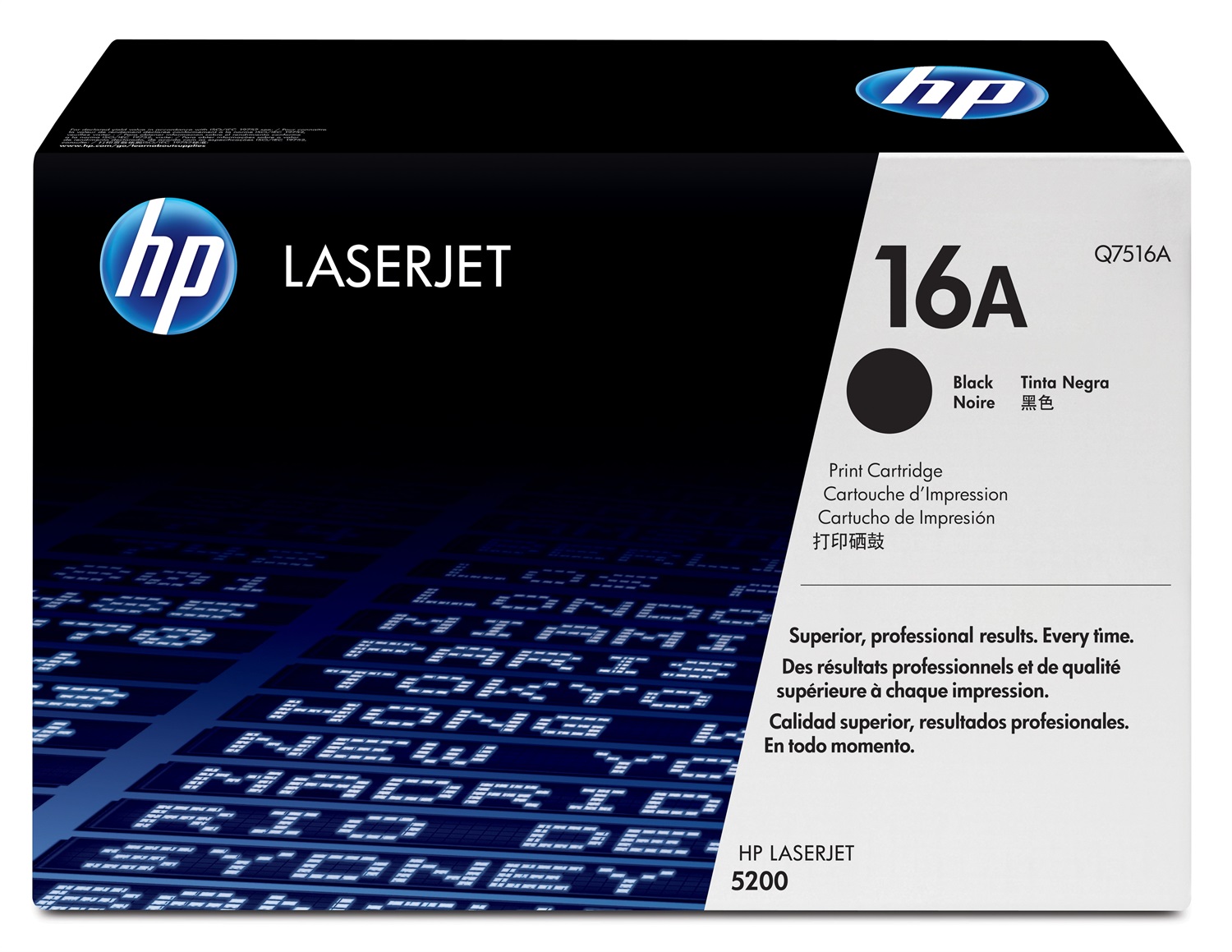 HP Toner Originale Nero 16A Q7516A - Fino a 12.000 Pagine per LaserJet 5200