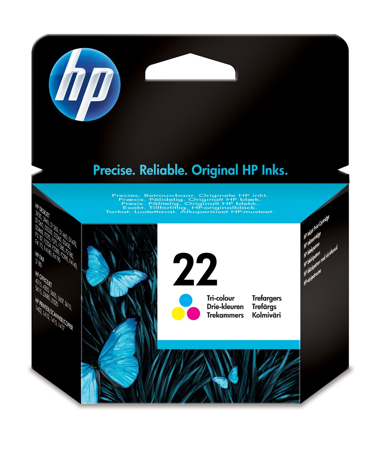 HP Cartuccia originale inchiostro tricromia C9352AE - 5 ml, Resa standard, 165 pagine, Ciano, Magenta, Giallo