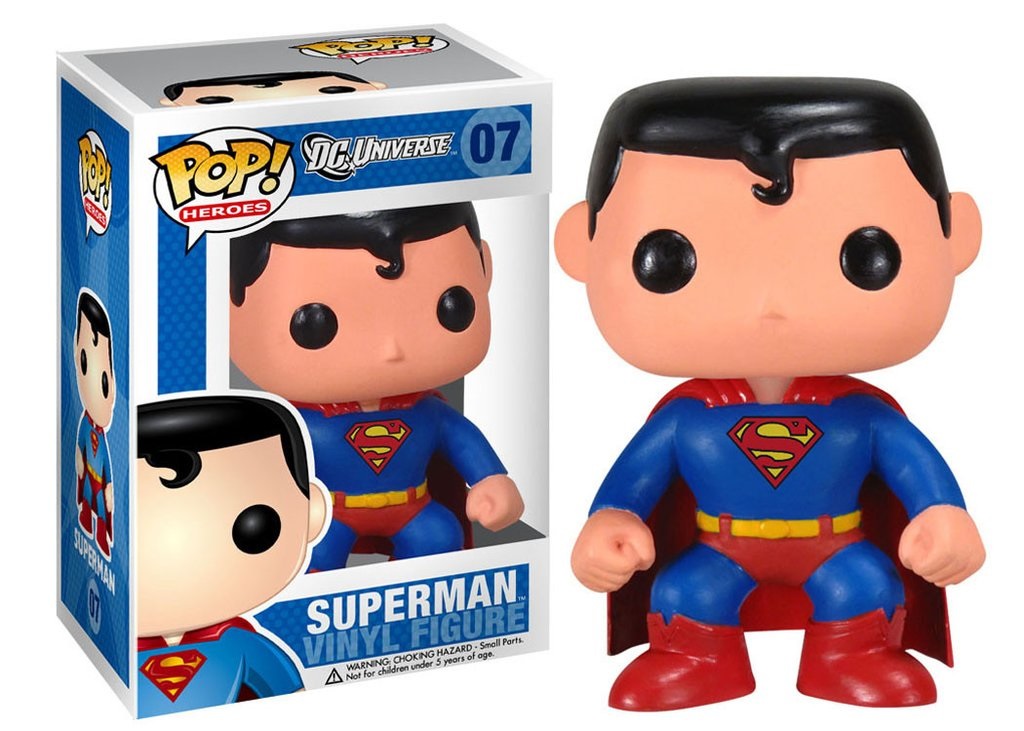 Funko Pop! Superman - Figura in Vinile da Collezione DC Comics - Altezza 9,5 cm - Idea Regalo per Fan dei Fumetti