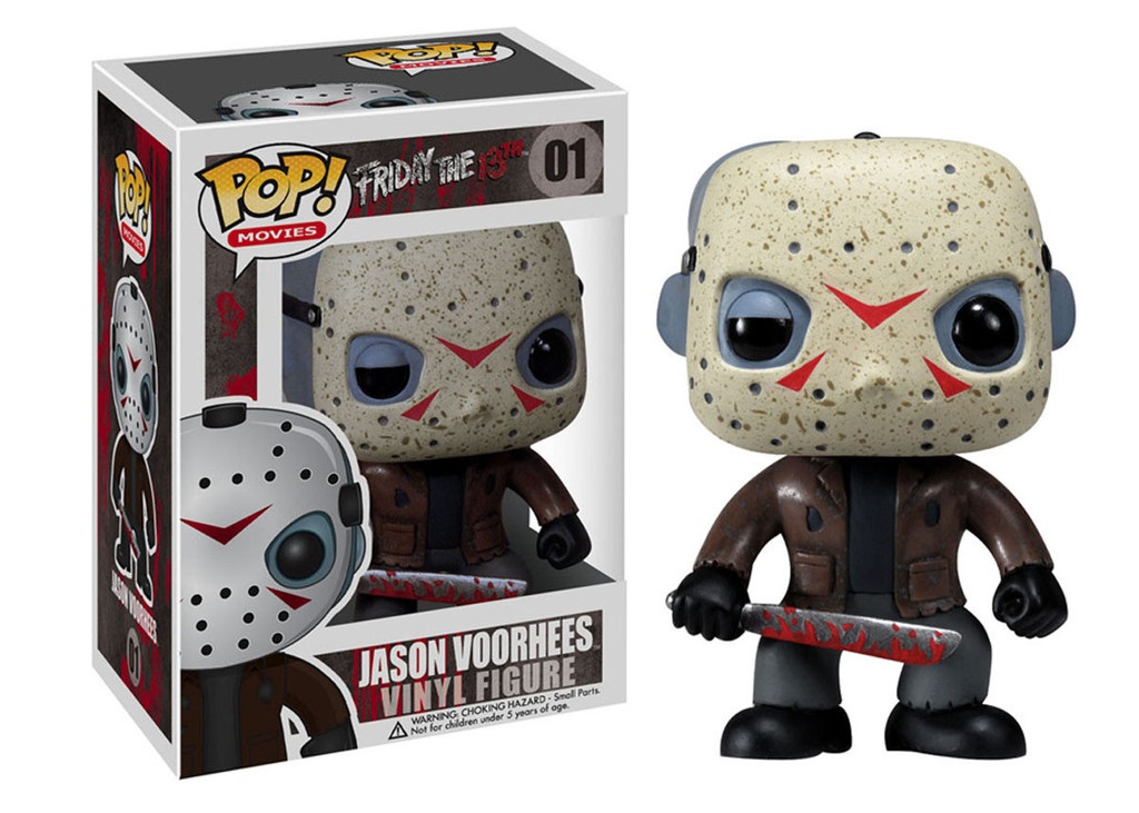 FUNKO Pop! Movies: Jason Voorhees - Friday the 13th - Figura in Vinile da Collezione, Altezza 9,5 cm, Idea Regalo per Bambini e Adulti