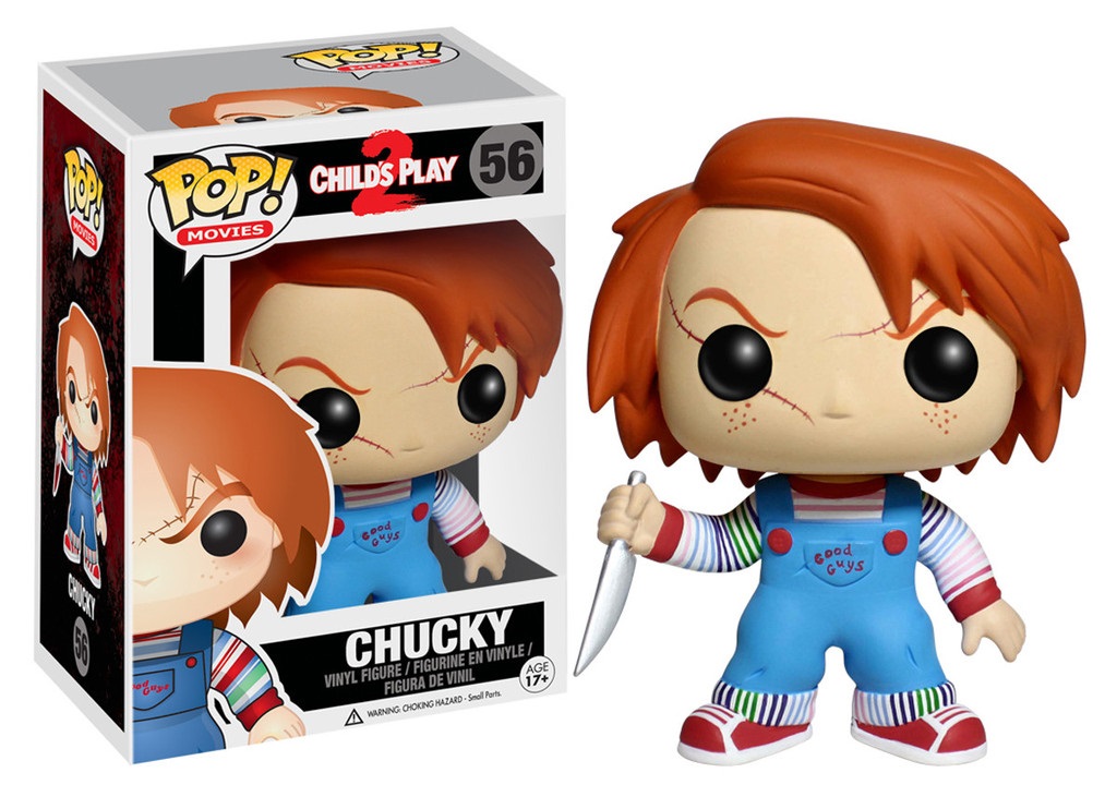 Funko Pop! Movies 56 - Chucky - Child's Play 2 - Statuetta in Vinile Alta Qualità di 9,5 cm