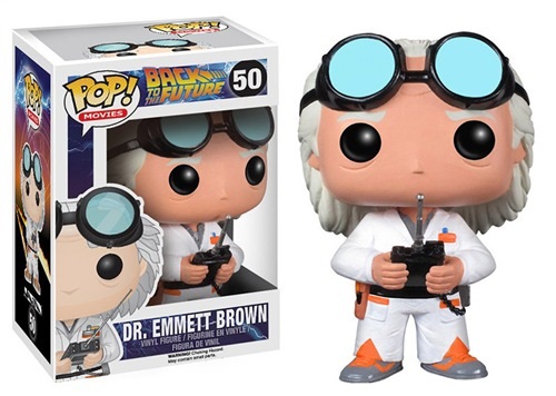 FUNKO POP! Figure in Vinile - Doc Brown da Back to the Future - Altezza 10-11 cm