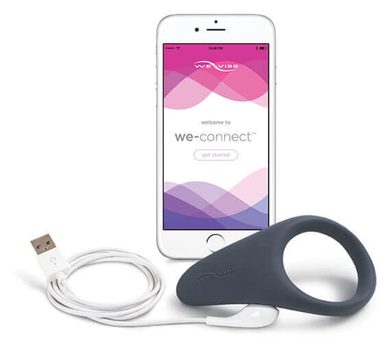 We-Vibe Verge - Anello Fallico Vibrante per Uomo con Stimolazione del Perineo, Silicone Morbido e Design Ergonomico