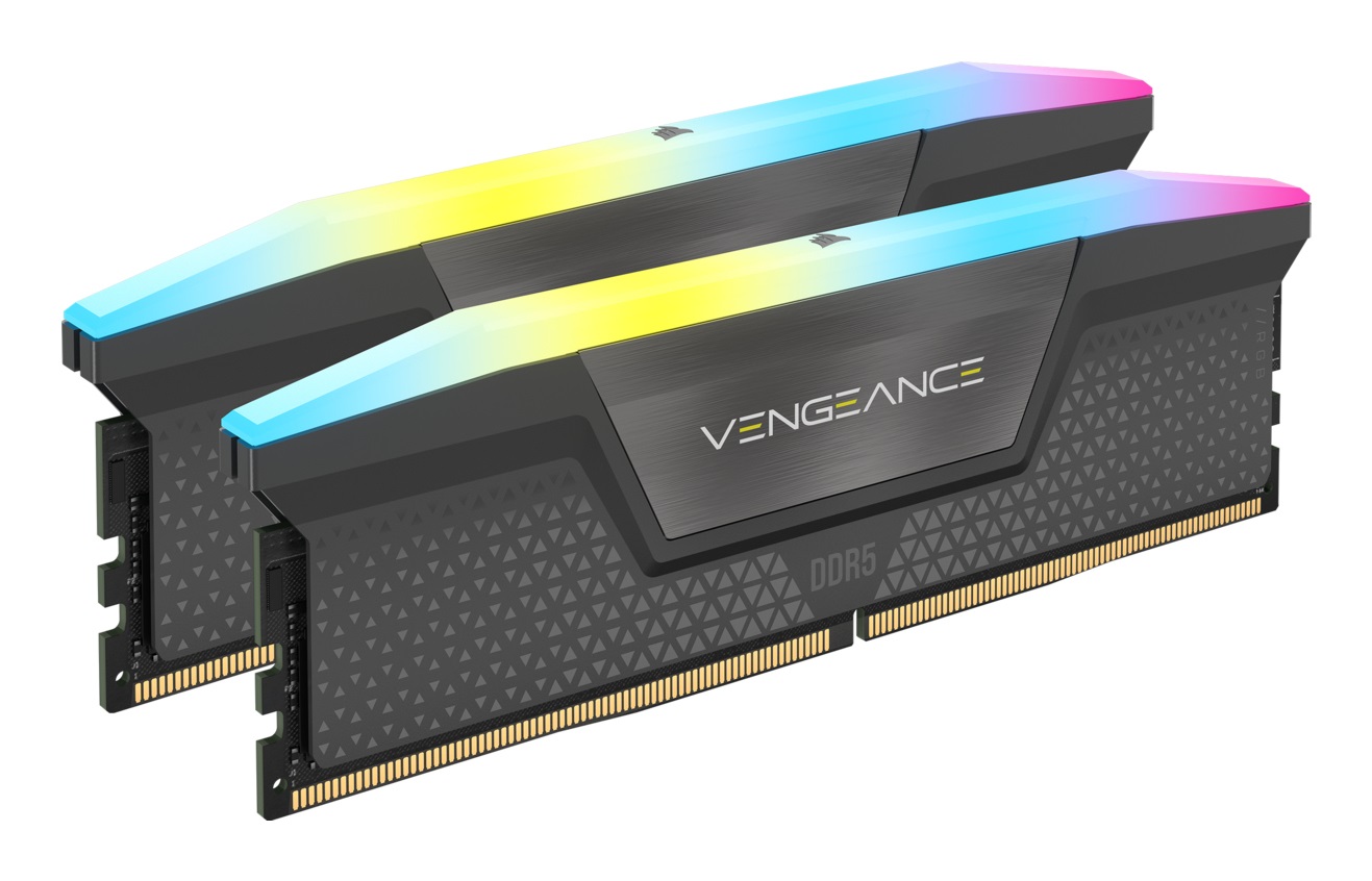 Corsair Vengeance RGB Memoria RAM 64 GB (2 x 32 GB) DDR5 5200 MHz CL40 - Compatibile AMD EXPO e Intel XMP