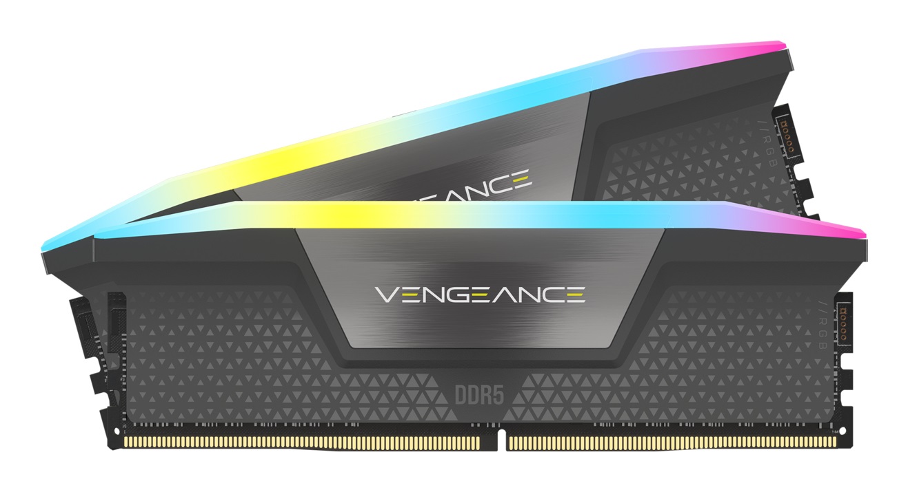 Corsair Vengeance RGB Memoria RAM 64 GB (2 x 32 GB) DDR5 5200 MHz CL40 - Compatibile AMD EXPO e Intel XMP