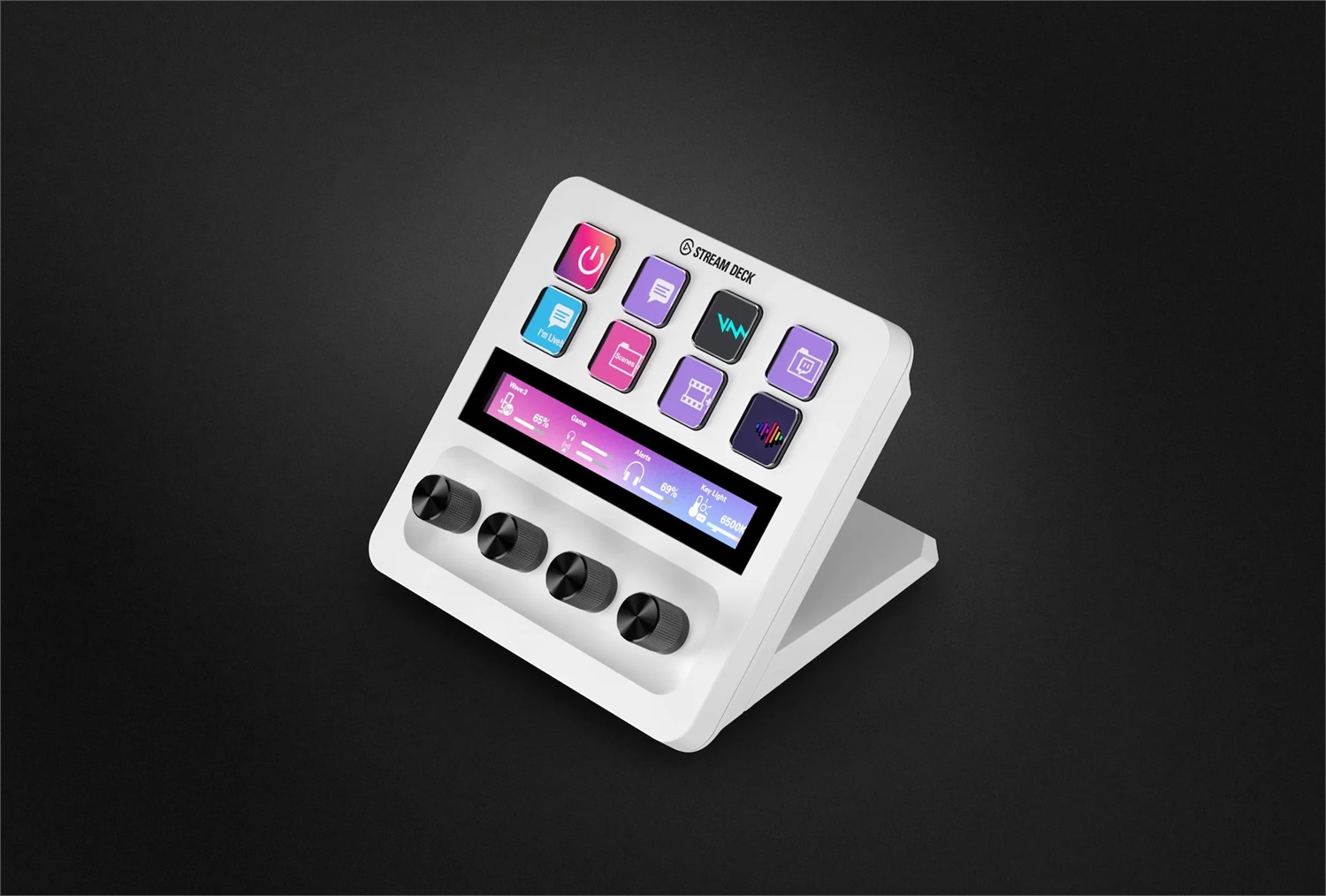 Elgato Stream Deck Edizione Bianca con 8 Pulsanti per Streaming