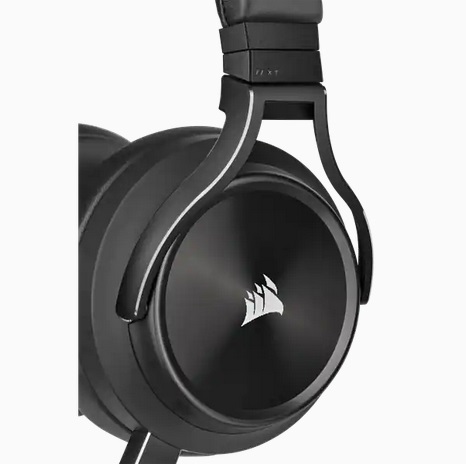 Corsair VIRTUOSO RGB Wireless XT Cuffie da Gioco Circumaurali con Microfono Omnidirezionale, Bluetooth e Connettività Dual Wireless - Nero