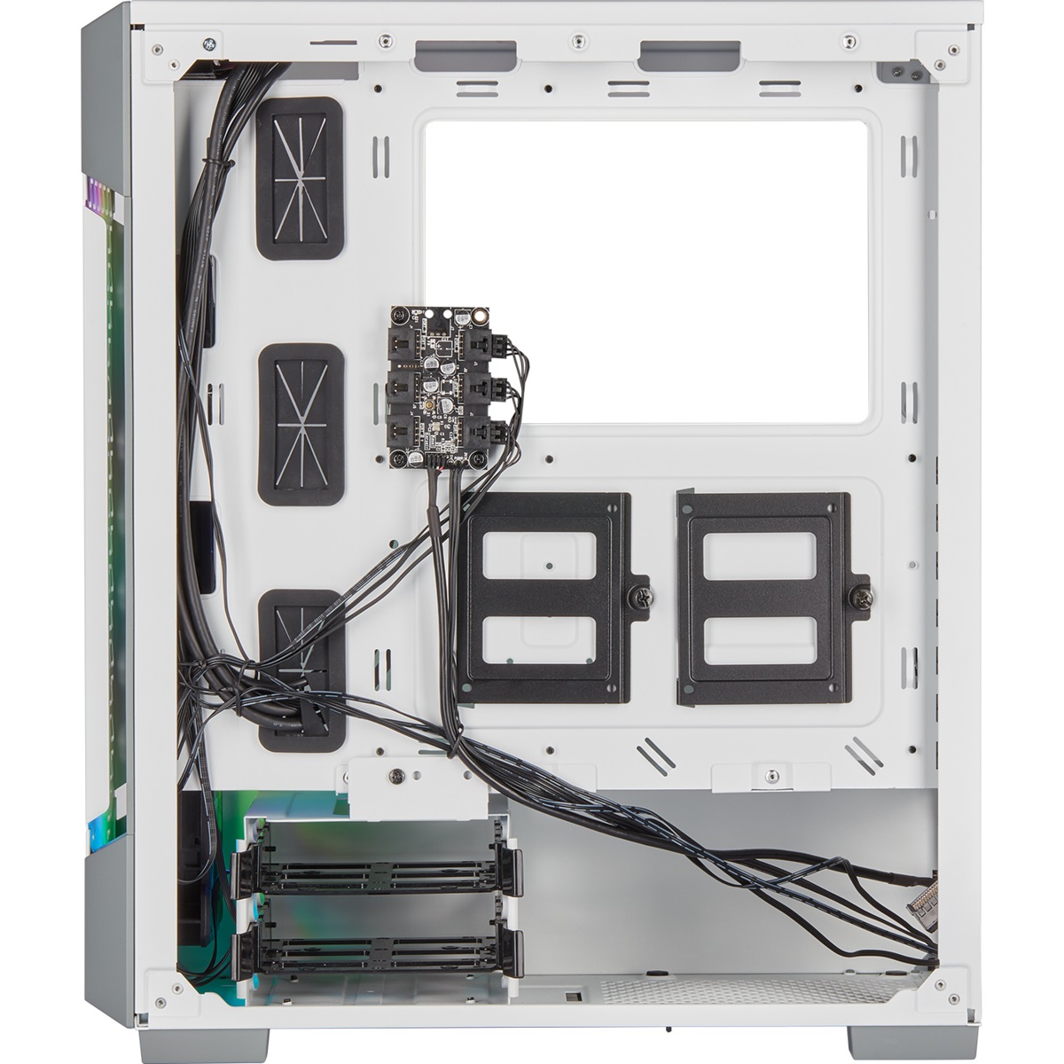 Corsair iCUE 220T RGB Airflow Midi Tower Bianco - Case Gaming ATX con Finestra in Vetro Temprato e Design Ottimizzato per il Raffreddamento