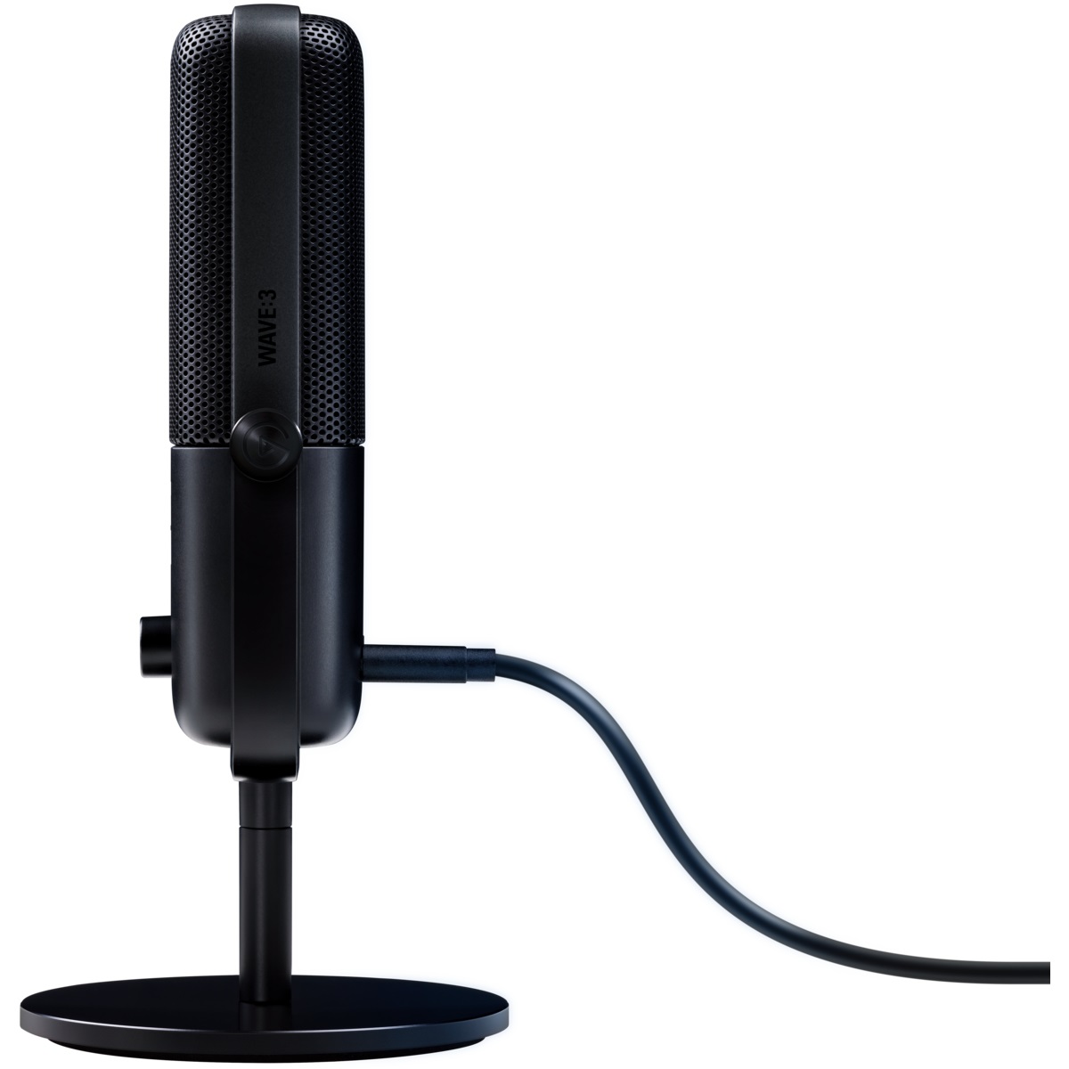 Elgato Wave:3 Nero - Microfono da tavolo USB a Condensatore per Streaming, Podcast e Gaming con Software di Mixaggio