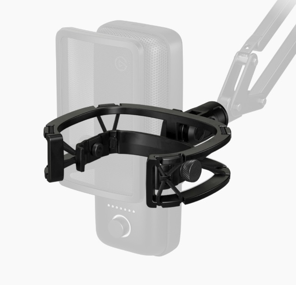 Elgato Wave Shock Mount - Supporto antiurto per microfono, isolamento massimo da vibrazioni, corpo in acciaio, compatibile con microfoni Elgato Wave (10MAE9901)
