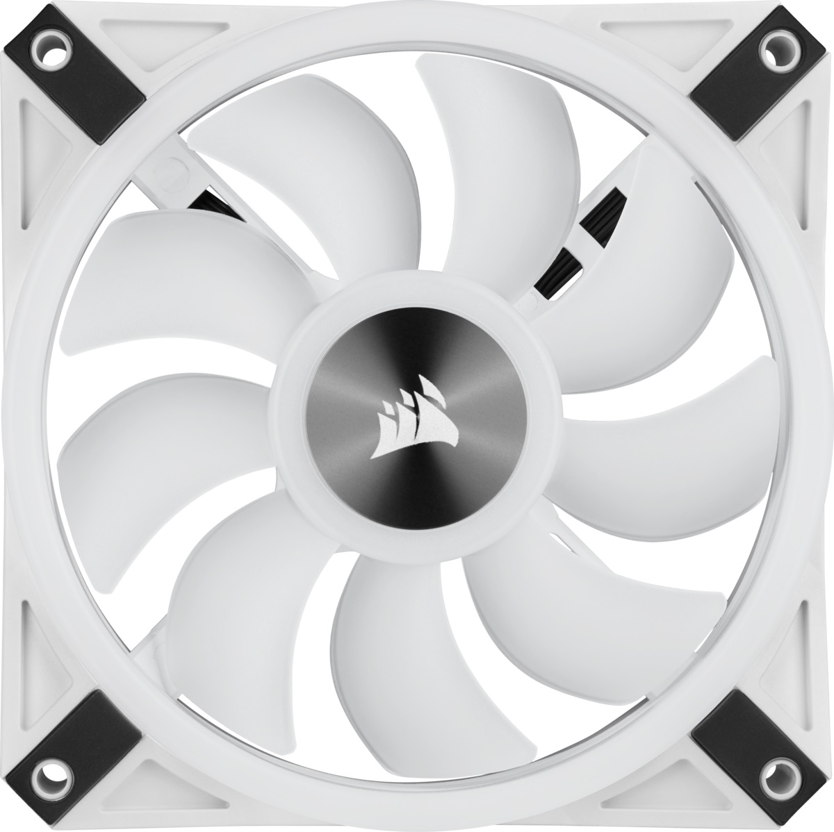 Corsair iCUE QL120 Ventilatore per Computer 12 cm Bianco con 102 LED RGB Regolabili