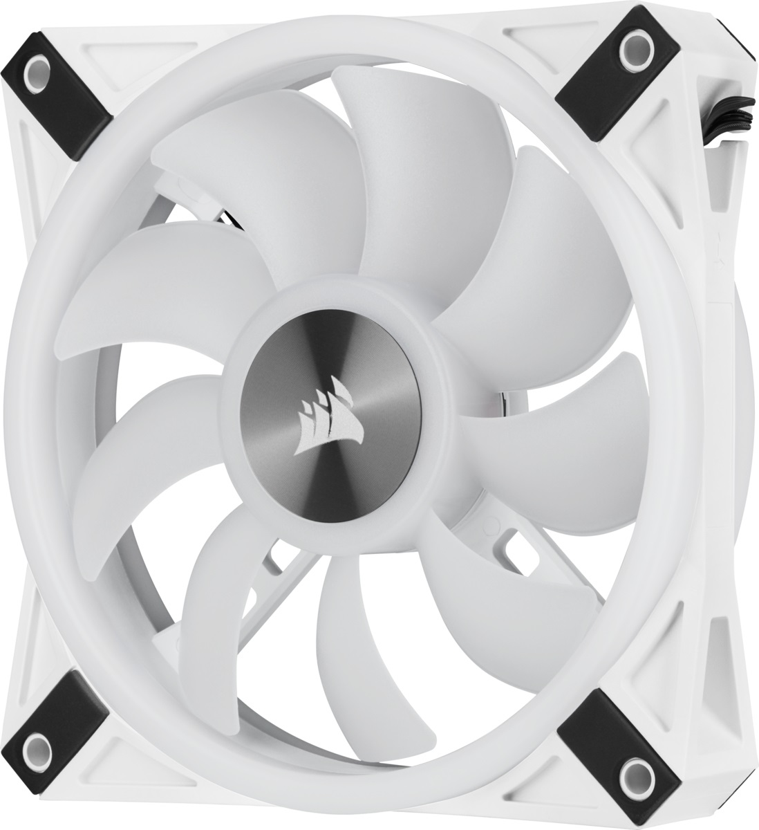 Corsair iCUE QL120 Ventilatore per Computer 12 cm Bianco con 102 LED RGB Regolabili