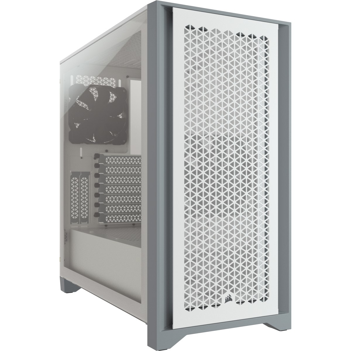 Corsair 4000D Airflow Midi Tower Bianco - Case ATX con Vetro Temperato e Ottima Ventilazione